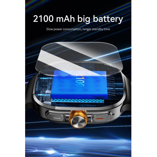 IP67 Waterproof 2025 M99 4G SIM Card Smart Watch with Phone BT Call NFC GPS Deepseek Youtube Tiktok Whatsapp Support