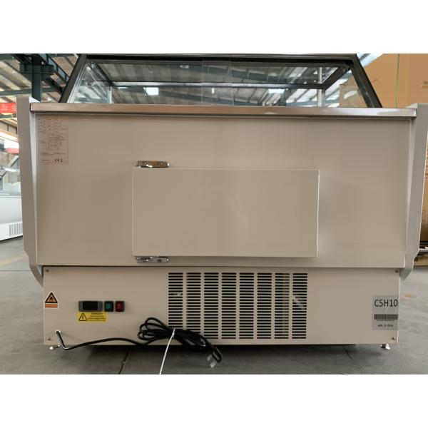 Self Contained Flat Glass R290 Refrigerated Serve Over Counter Air Cooling