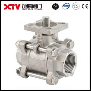 China Electric Actuator 3PC ISO 5211 Ball Valve For Floating Structure factory