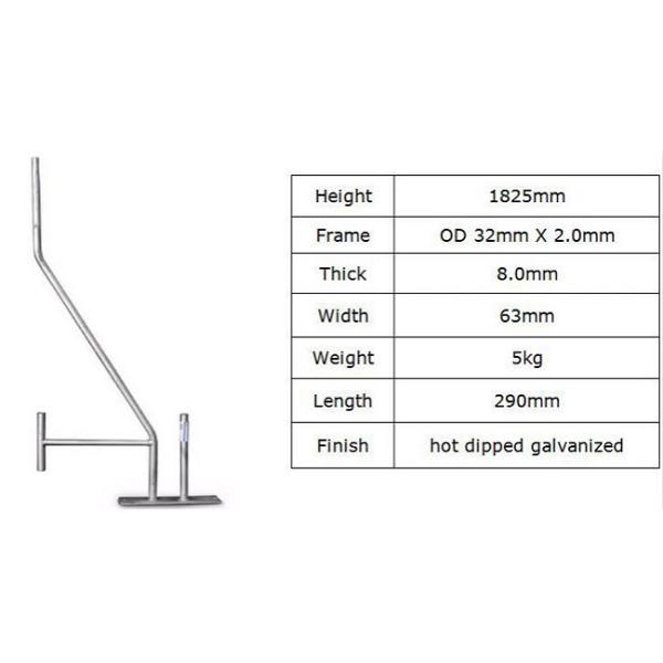 Different Plastic Feet 2.1m Tall Temporary Security Fence