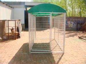 China Temporary Dog Fence For Sale 1.5m x 2.0m x 2.0m full hot dipped galvanized dog kennel for sale factory