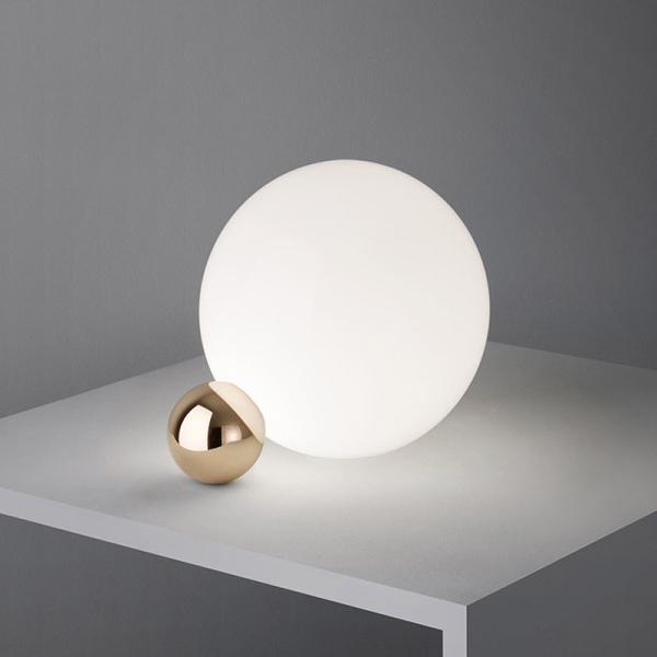 Flos Copycat Table lamp Postmodern glass ball table lamp creative up moon light(WH-MTB-02)