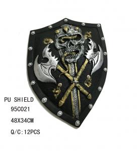 China foam skeleton head with double axe shield 95C021 on sale