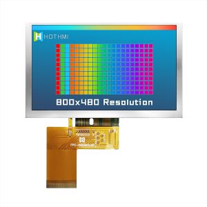5 Inch High-Brightness TFT LCD | 800x480 IPS Display with ST7262