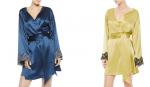 New design Luxury silk night-robe for women sleepwear high quality pajamas made