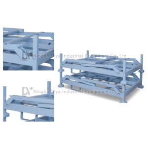 China warehouse storage folding rack pallet stack rack retread Stacking Rack System factory