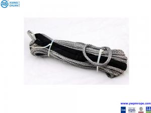 China 6mm x 15m SL UHMWPE Fiber Synthetic Winch Rope grey color ATV/UTV/SUV/4WD/4X4 Winch Rope factory