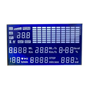 China 3.3V-5V 7 Segment LCD Display TN LCD Display Blue Backlight HT1621 COB Module factory