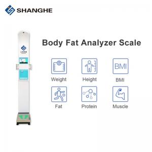 China Lcd Screen Bmi Weight Height Machine Fat Electronic Medical Weighing Scale factory