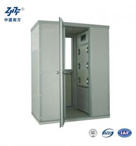 China Low Noise Air Shower Cabinet , 12 Nozzles 99.99% Stainless Steel Air Shower Room on sale
