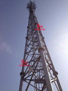 China Free standing steel lattice tower on sale