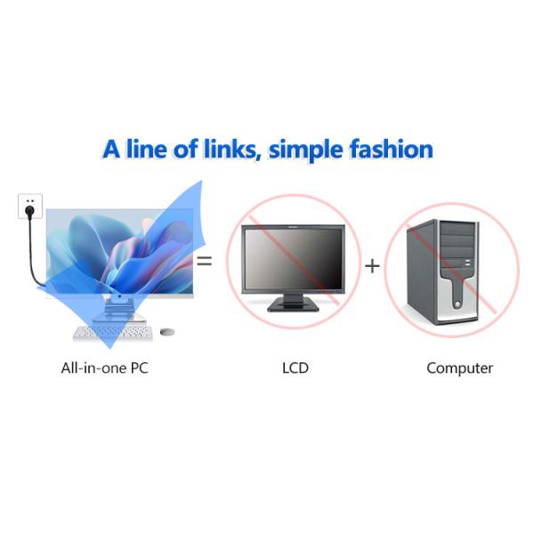 24" Business All-in-One PC Intel Core i7 8GB RAM SSD Windows 10
