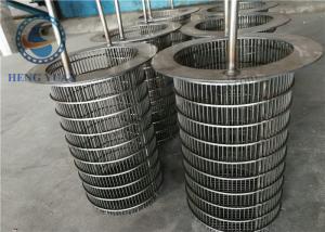 China Johnson V Wire Screen Drum Wedge Wire Sieve Filters ISO9000 Approved factory