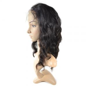 China Body Wave Curly Glueless Full Lace Wigs , Lace Front Wigs Human Hair factory