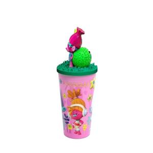 China OEM 3D Collectible Designer Toy Custom Your Own Plastic Cup 3D Cartoon Drink Cup factory