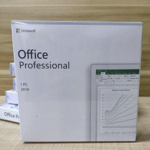 China DVD/CD/ Disc Package Microsoft Office 2019 Professional Plus Retail Box Activation Online factory