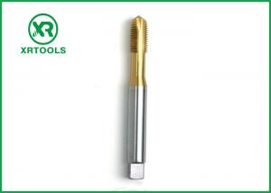 China Threading Machine HSS Machine Taps M2.5 * 0.45 Size Silver Gold Color spiral point taps factory