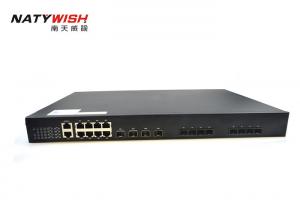 10G Rack Mount 8 ports  OLT GPON Passive Optical Network Supporting Ethernet Function