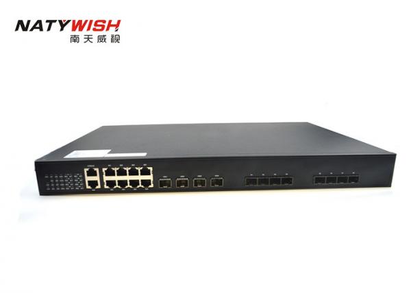 China 10G Rack Mount 8 ports  OLT GPON Passive Optical Network Supporting Ethernet Function factory