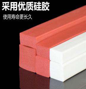 China High Temperature Close Cell Silicone Rubber Strips 1mm For Door Seal factory