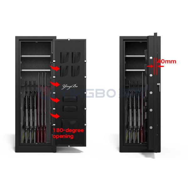 Anti Theft Function Armament Gun Safe Box With Key Opening