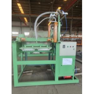 Simple Structure Small Paper Egg Tray Forming Machine 700pcs/H 2 Forming Molds
