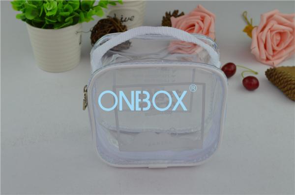 China Beach Products PVC Packaging Bags Luxury Transparent PVC Carry Bag With Zipper factory
