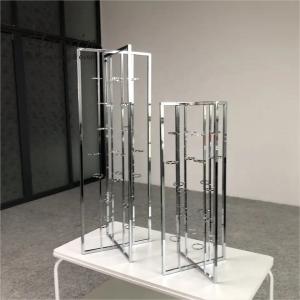 China Hot Sale Metal Candlestick Holder Stand Silver Flower Stand Wedding Decoration Tall Metal Candle Stand factory