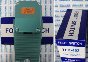 China Large Foot Tend Limit Switch With Plastics And Aluminium Cast Rind TFS-402 Foot Switch on sale