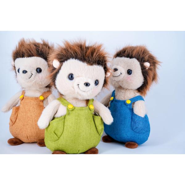 Customsized Logo Hedgehog Soft Toy Cuddly , Hedgehog Plush Stuffed Animal For Gifting