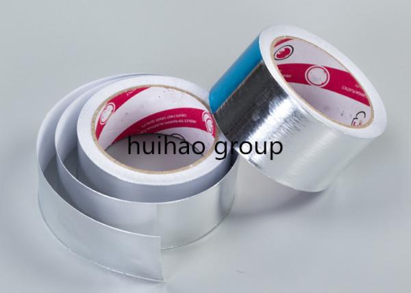 China Self Adhesive Aluminum Foil Tape , Aluminum Foil Duct Tape For Insulation Material factory
