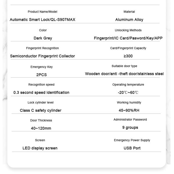 Tuya Smart Door Locks With Code Camera Fingerprint Keypad Door Lock