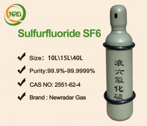 China Colorless Liquefied Gas Refrigerant Gas  Sulfur Hexafluoride as a Dielectric Gas Electron Grade Industrial Grade on sale