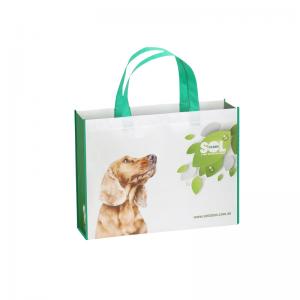 China Printed Recycled PP Woven Shopping Bag Bopp Laminated Personalised Bags Manufacturer factory
