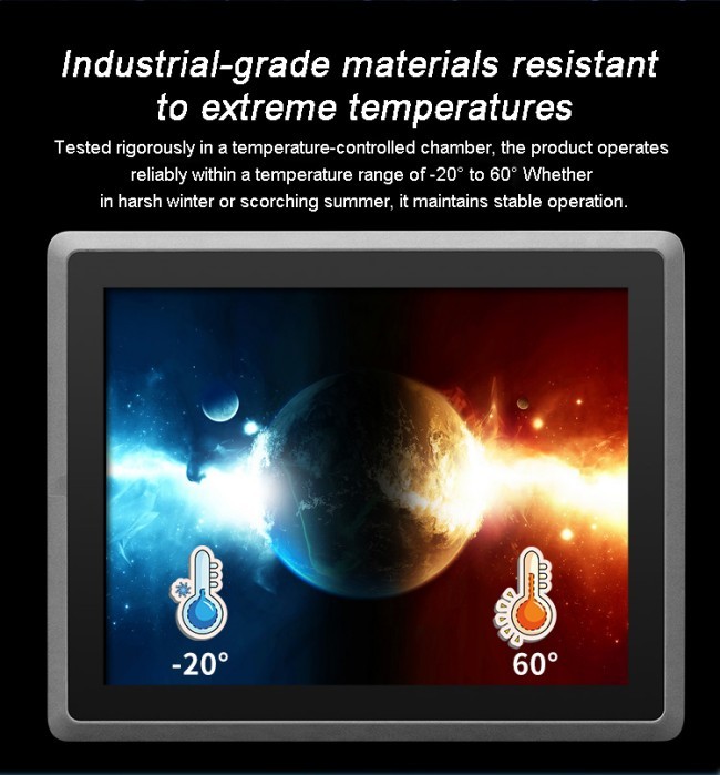 21.5-inch Embedded Industrial TouchScreen Panel PC HMI Panel PC IP65 Waterproof Lcd Monitor