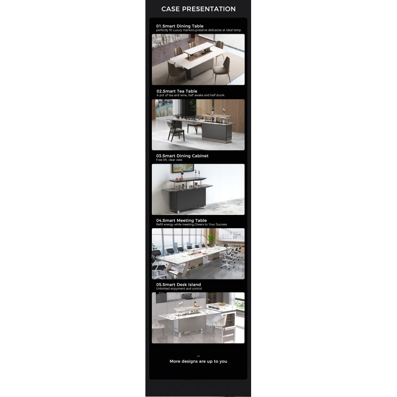 Multifunctional Kitchen Cabinets for Modern Smart Dining and Storage Solution Design