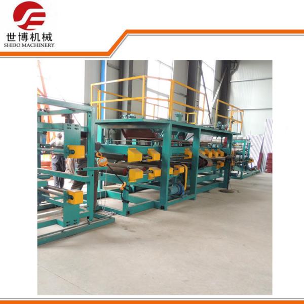 China High Capacity EPS Sandwich Panel Production Line With 0 - 6m / Min Working Speed factory