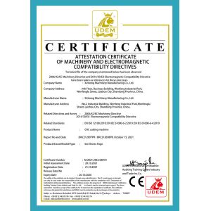 Laizhou Xinhong Machinery Manufacturin Certifications