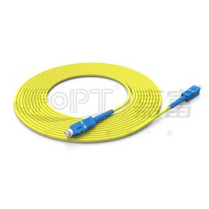Wired LAN ONVIF 4G 3G Fiber Optic Cable SC UPC/APC End Face for Network Length