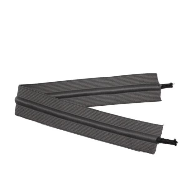 Drawcord Elastic Waistband Accessories 4cm Black White Drawstring Knitted Elastic Drawcord Elastic Webbing Running Shorts