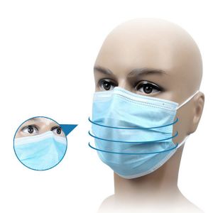 China Non - Woven Disposable Medical Surgical Mask 3 Layer Ear Hook Activated Carbon on sale