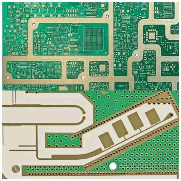 2.4mm 6 Layer Pcb High Frequency Design Immersion Gold Rogers FR4