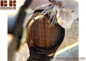 China wholesale wood watch with low moq in stock new wood grain face simple wooden watch on sale