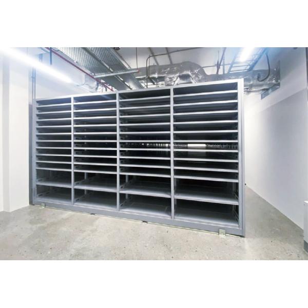 Mobile Compactor Storage System Hand Push Electronic Mobile Shelves Filing Cabinet Dense Rack