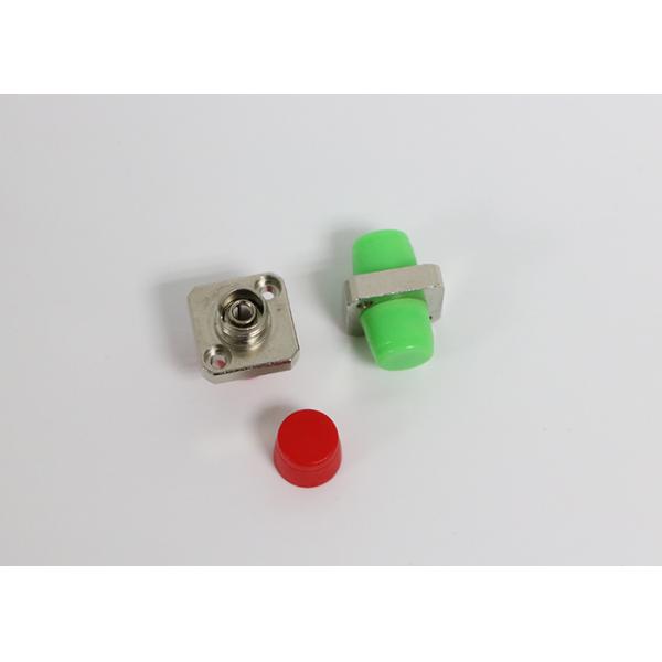 FC / PC Square Type Fiber Optic Adapter , Multimode Fiber Coupler For Ftth Network