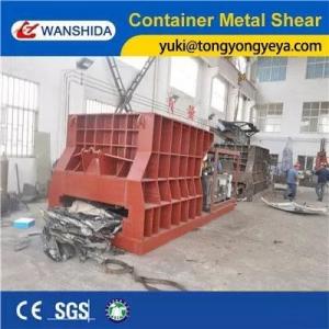 China Width 132mm Hydraulic Scrap Shear Cut Easily Scrap Metal Processing Equipment on sale