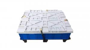 China Large Crate Plastic Blister Pack Storage Boxes With Lids For Delivering Shipping factory