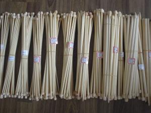 China 2.0mm~10.0mm Single Pointed Bamboo Knitting Needles, high quality, exported worldwide factory