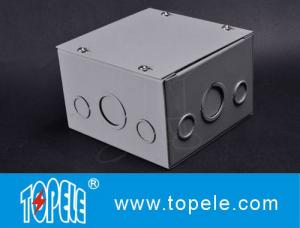 China Steel Square Junction Box , Electrical Boxes And Covers Cable Switch Enclosures factory