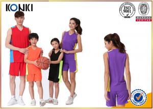 Sublimation Printing Custom Sports Uniform Basketball Jersey For School Student